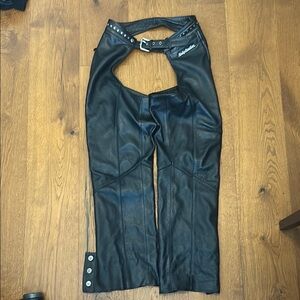 Harley-Davidson Black Leather Chaps